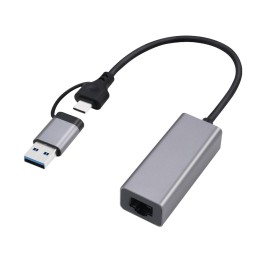 Gembird A-USB3AC-LAN2G-01 USB 2.5G Gigabit network adapter Space Grey