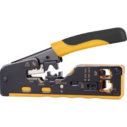 Nestron Krimpelő fogó 8P8C (RJ45), 6P6C (RJ12), 6P4C(RJ11)