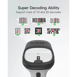 Inateck BCST-72 Vonalkódolvasó Gray