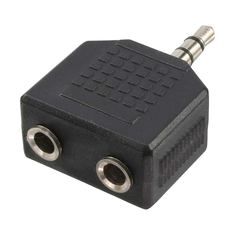 Logilink CA1002 3,5mm Stereo adapter Black