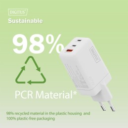 Digitus DA-10303 67W USB GaN Charger White