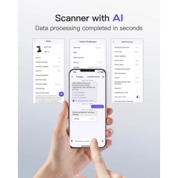 Inateck BCST-36 Vonalkódolvasó Black