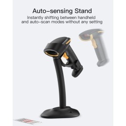 Inateck BCST-35 Vonalkódolvasó Black