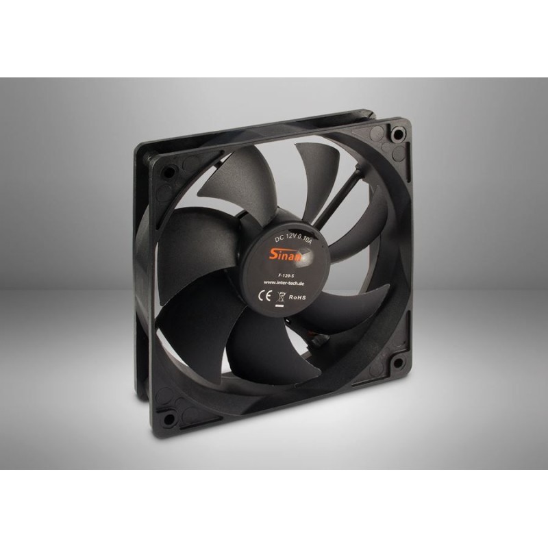 Inter-Tech F-120-S Black