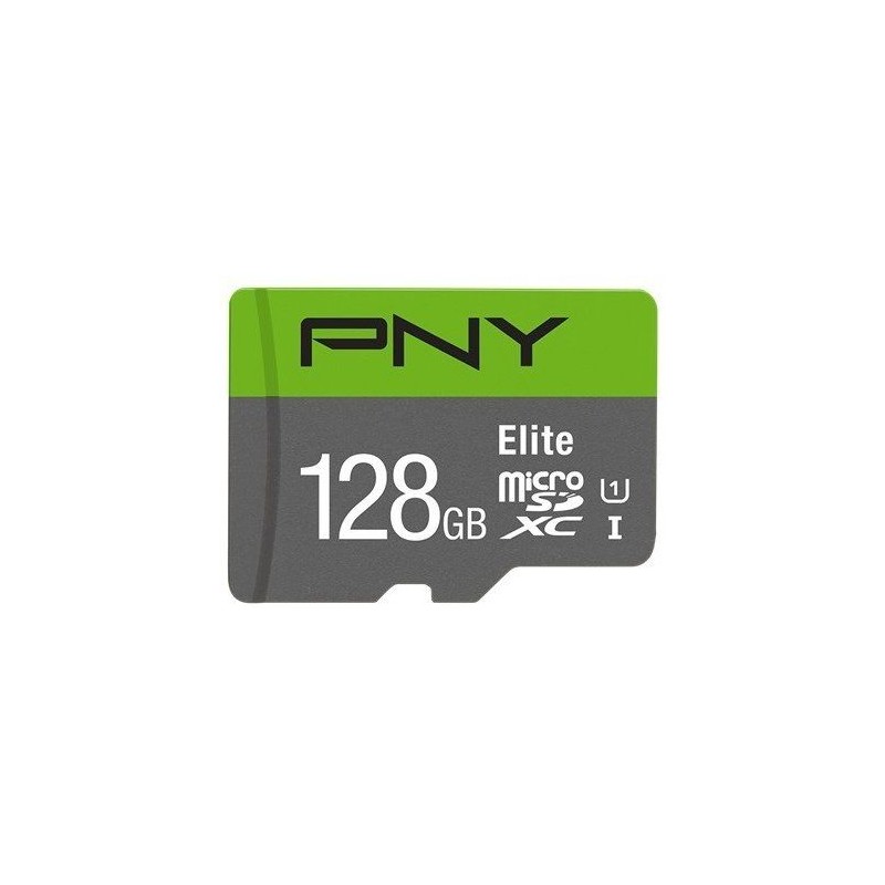 PNY 128GB microSDXC Elite Class 10 UHS-I V10 A1 + adapterrel