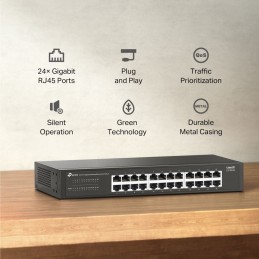TP-Link LS1024G 24-Port Gigabit Desktop/Rackmount Switch