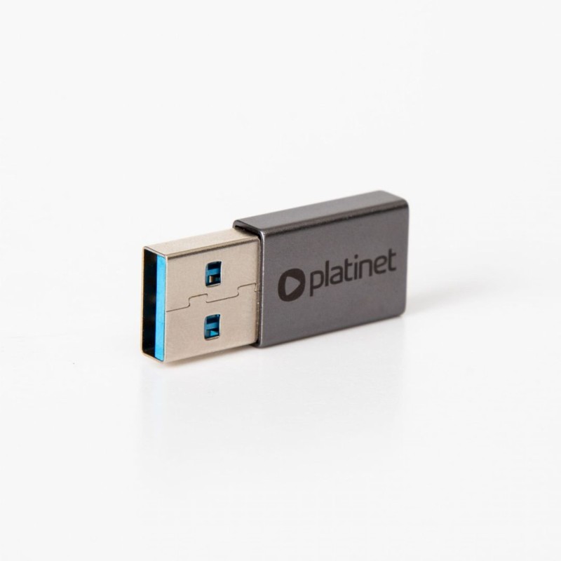 Platinet USB-A to USB-C Gen 1 Media Adapter Grey