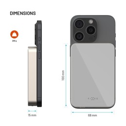 FIXED MagZen 10 Oi2 10000 mAh külső akkumlátor, titán