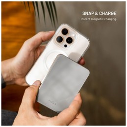 FIXED MagZen 10 Oi2 10000 mAh külső akkumlátor, titán