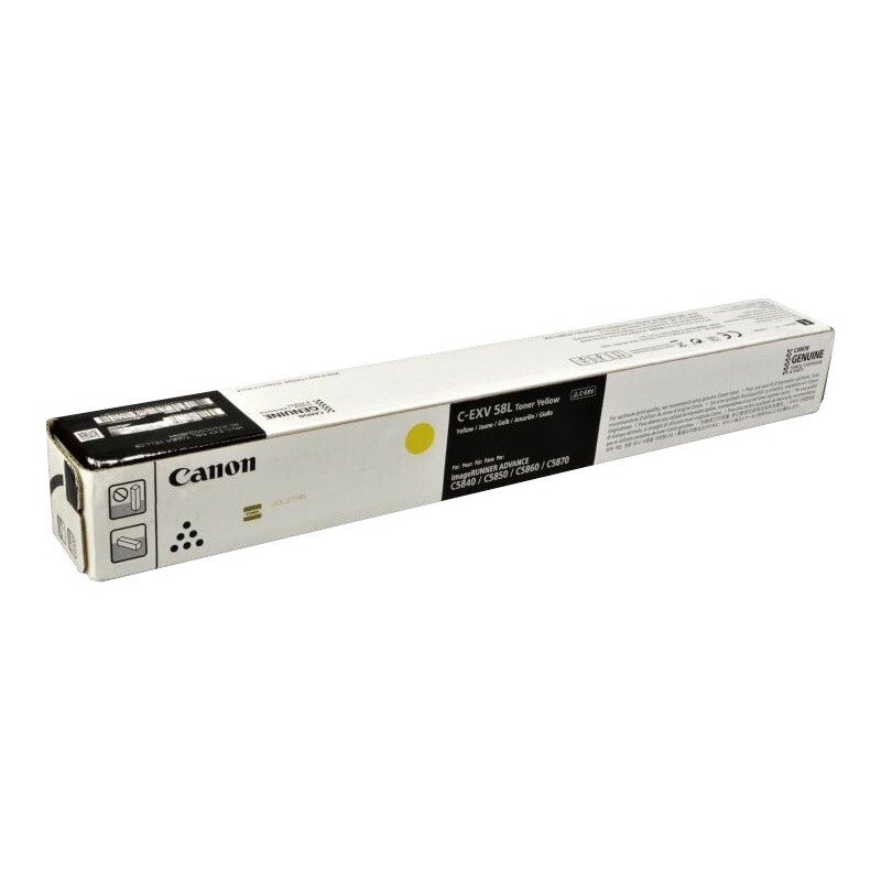 Canon C-EXV58L sárga eredeti toner