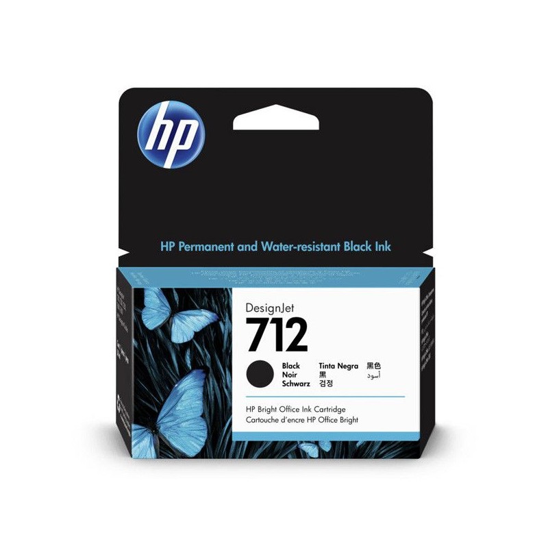 HP 3ED70A (712) Black tintapatron