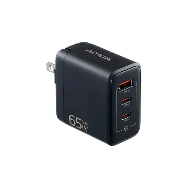 A-Data 65W GaN USB Charger Black (US)