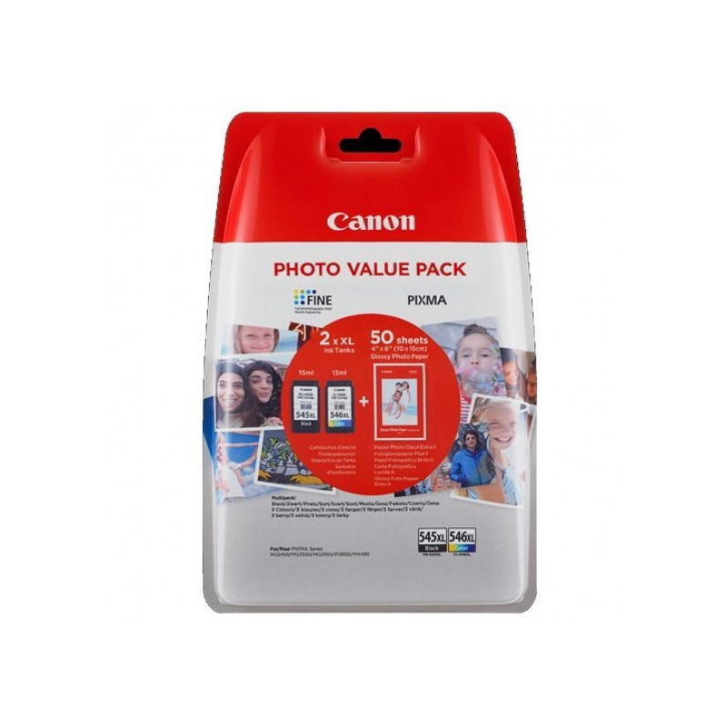 Canon PG-545XL/CL-546XL Photo Value Pack tintapatron
