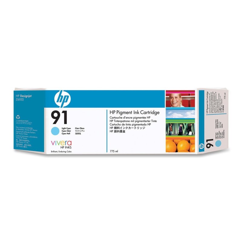 HP C9470A No.91 világoskék eredeti tintapatron