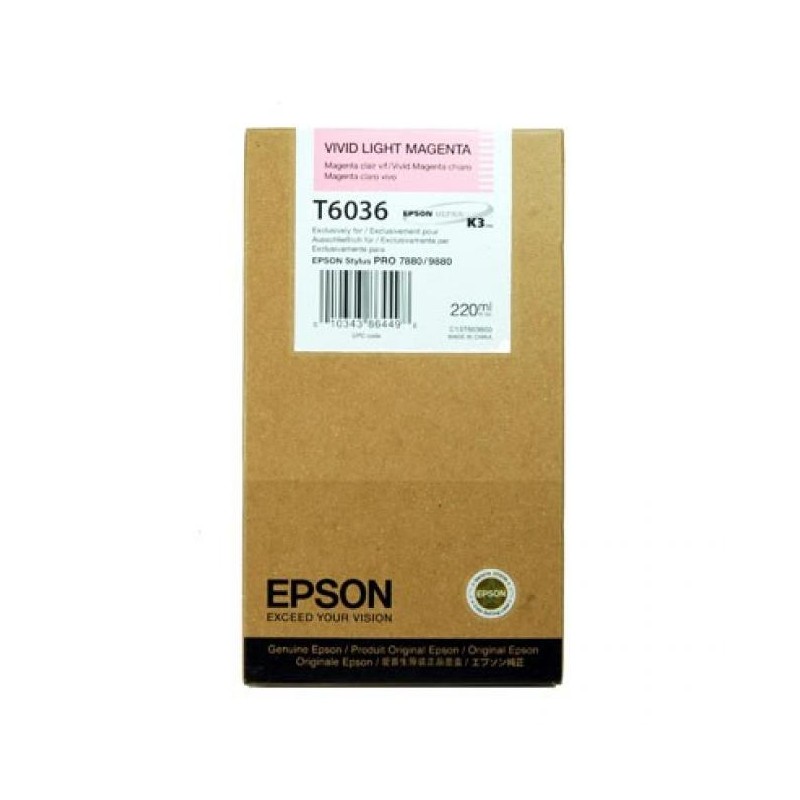 Epson T6036 világos magenta eredeti tintapatron