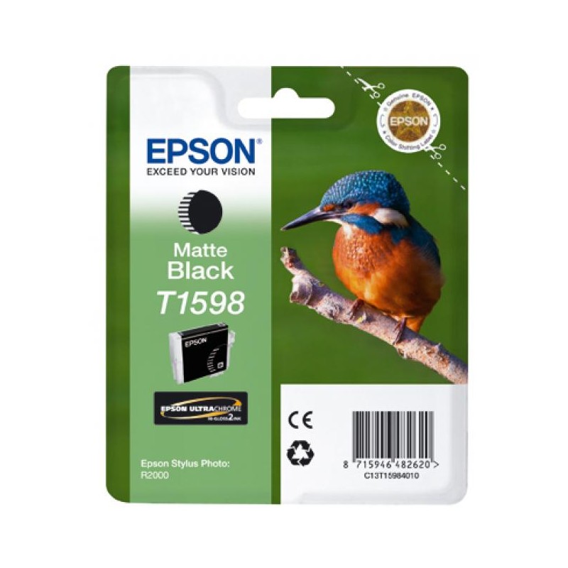 Epson T1598 matt fekete eredeti tintapatron