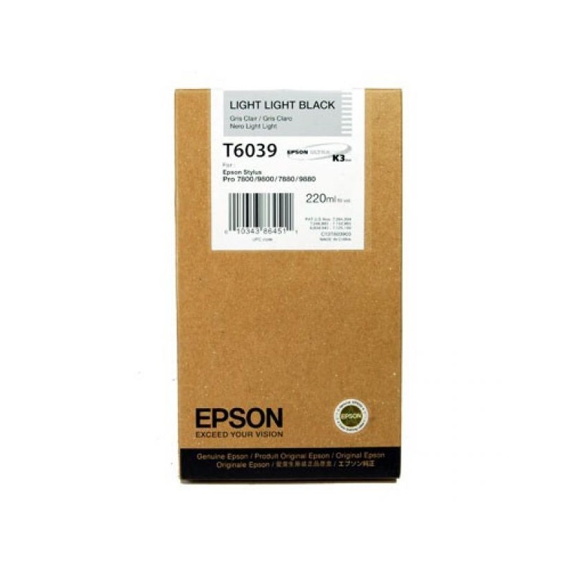 Epson T6039 light light black eredeti tintapatron