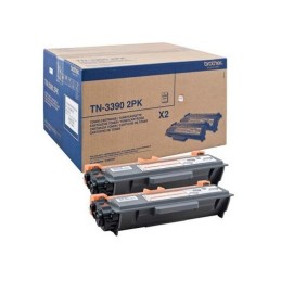 Brother TN-3390 fekete eredeti toner duplacsomag