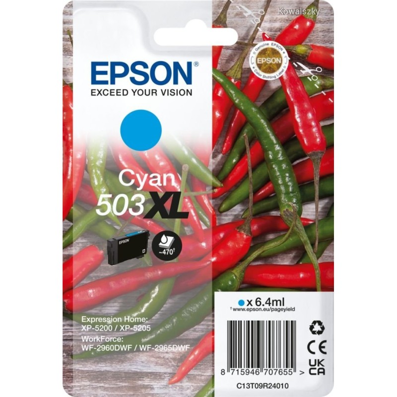 Epson T09R2 (503XL) kék eredeti tintapatron