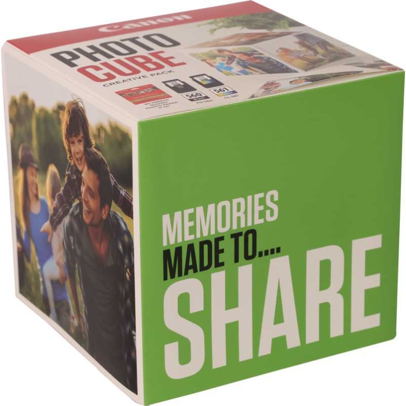 Canon PG-560/CL-561 zöld Photo Cube eredeti tintapatron multipack + fotópapír