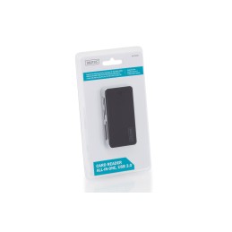 Digitus USB 3.0 with 1m USB A connection cable Card Reader Black/White
