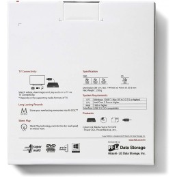 LG GP60NS60 Slim DVD-Writer Silver BOX