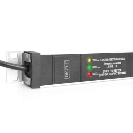 Digitus DN-95412 Túlfeszültségvédő 7DIN 2m Black