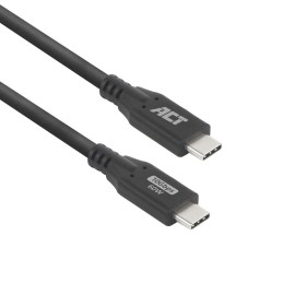 ACT USB-C to USB-C cable 0,5m Black