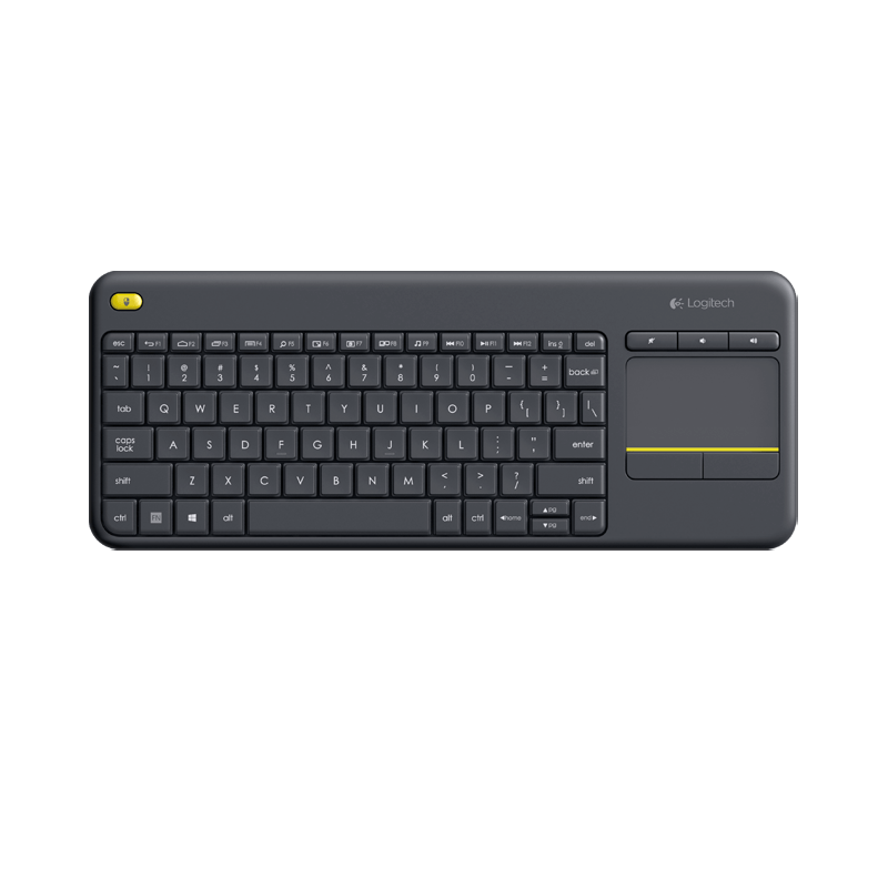 Logitech K400 Plus Wireless Touch Keyboard Black US