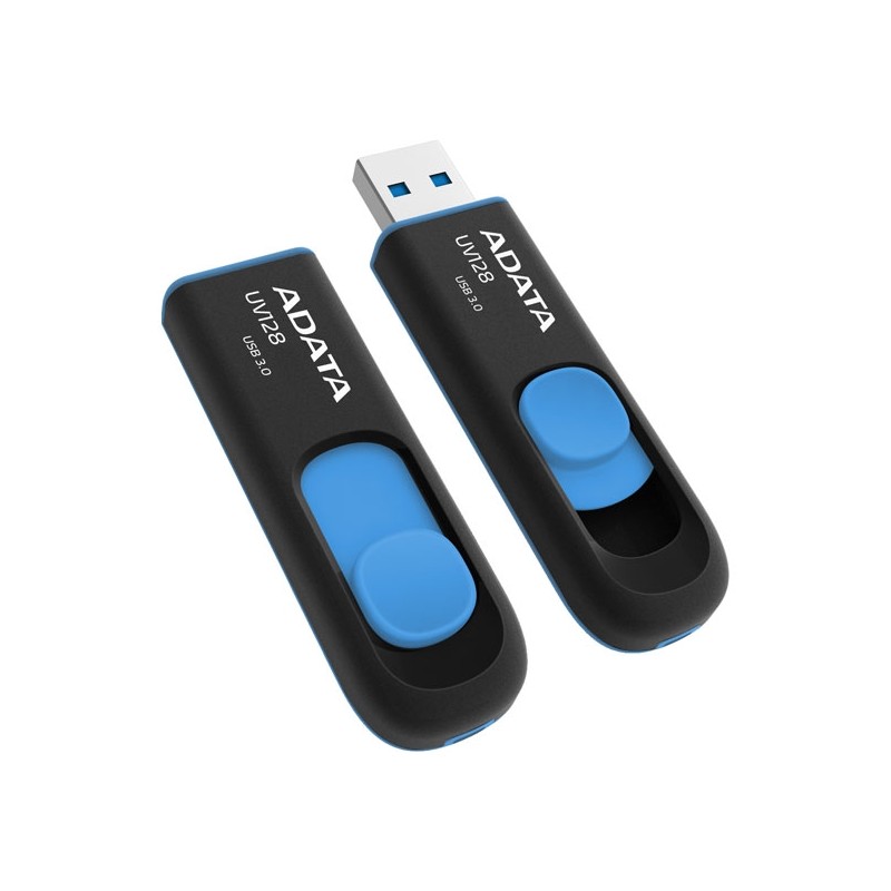 A-Data 64GB Flash Drive UV128 USB3.0 Black/Blue