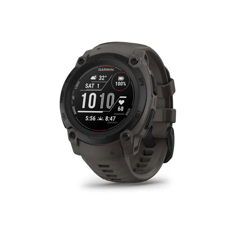 Garmin Instinct E 40mm Black with Dark Grey Silicon Band