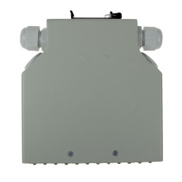 ACT DIN rail fiber optic terminal box unloaded 12 ports