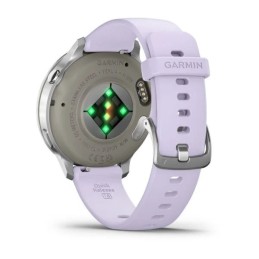 Garmin Venu 4 41mm Silver with Periwinkle Silicone Band