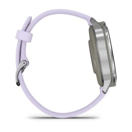 Garmin Venu 4 41mm Silver with Periwinkle Silicone Band