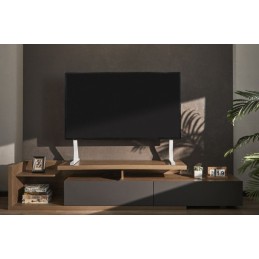Gembird TVS-D90F-01 Tabletop TV stand 45"-90" Black