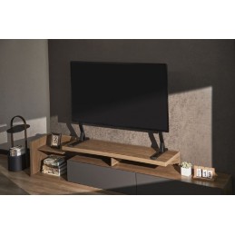 Gembird TVS-D90F-01 Tabletop TV stand 45"-90" Black