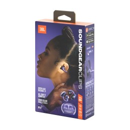 JBL Soundgear Clips TWS Bluetooth Headset Ghost Purple