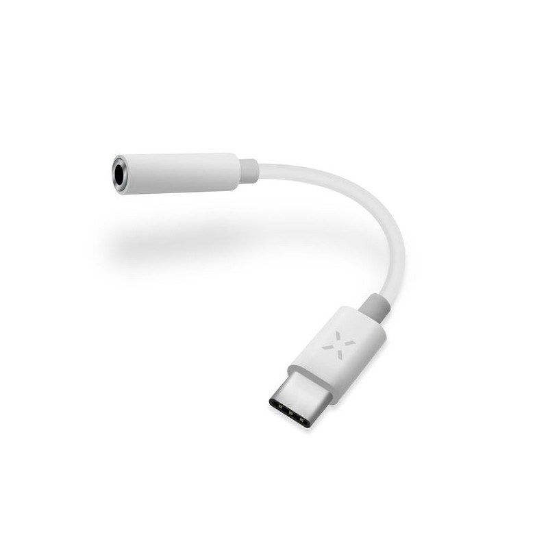 FIXED fejhallgató adapter USB-C - 3.5mm jack DAC fehér