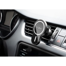 FIXED Mágneses telefon tartó autóba, QI töltővel