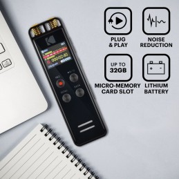 Kodak VRC550 USB Diktafon 16GB Black