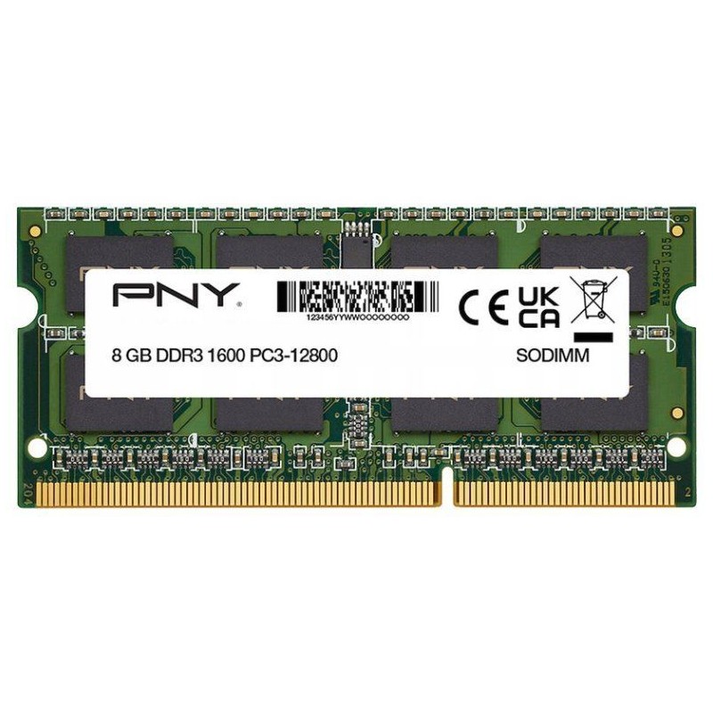 PNY 8GB DDR3 1600MHz SODIMM