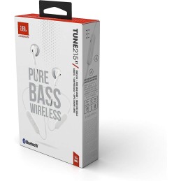 JBL Tune 215BT Bluetooth Headset White