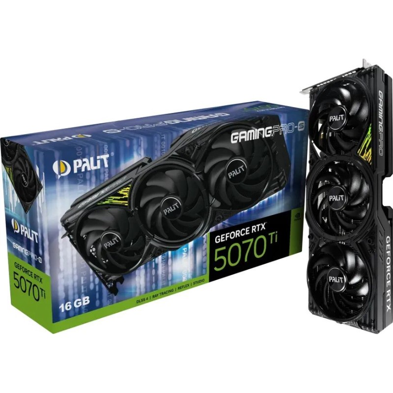Palit GeForce RTX5070 Ti 16GB DDR7 GamingPro-S