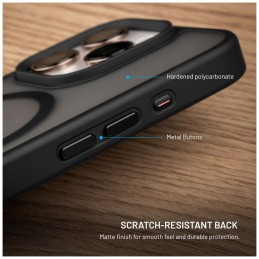 FIXED MagMisty tok Apple iphone 17 készülékhez, fekete