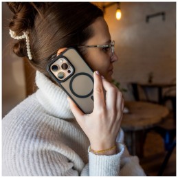 FIXED MagMisty tok Apple iphone 17 készülékhez, fekete