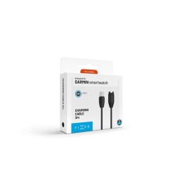 FIXED USB-C csatlakozású okosóra töltőkábel Garmin Forerunner/Fenix/Venu/Vívoactive/Instinct készülékhez 2m, fekete