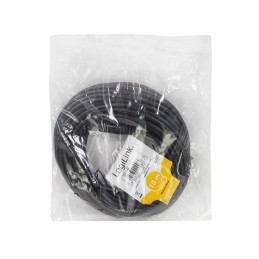 Logilink 3.5mm 3-Pin/M to 3.5mm 3-Pin/F audi cable 10m Black