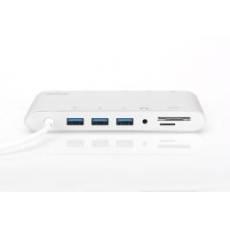 Digitus 11in1 Universal Docking Station Silver