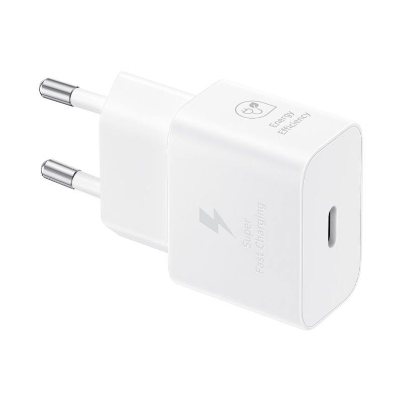 Samsung 25W PD Power Adapter with USB-C cable White
