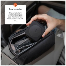 FIXED vezeték nélküli töltőállomás Samsung készülékekhez, fekete